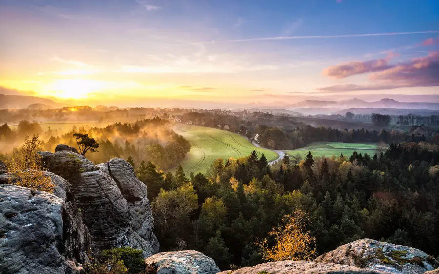Profile photo of nature and Saxon National Park Switzerland