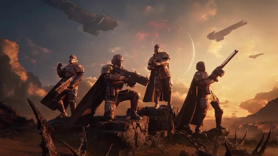 Game wallpaper Helldivers 2 and the Multiplayer Coordination Challenge