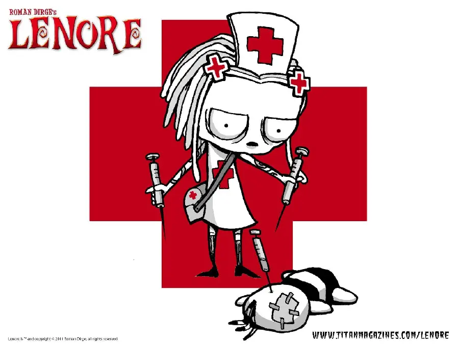 The cutest cartoon graphic profile picture of a girl nurse 