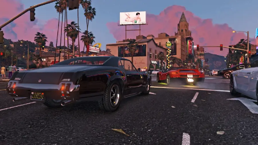 Download the interesting and spectacular background image of the GTA 6 game