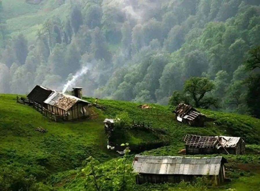Unique image of the beautiful nature of northern Iran