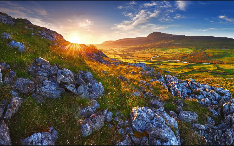 Profile photo of the sun shining on lovely nature