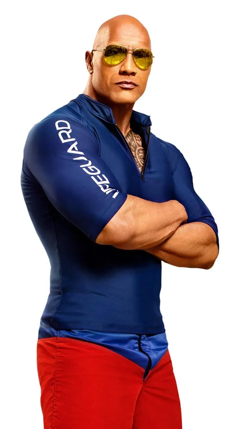 Wallpaper for the phone of the famous face of Dwayne Johnson 
