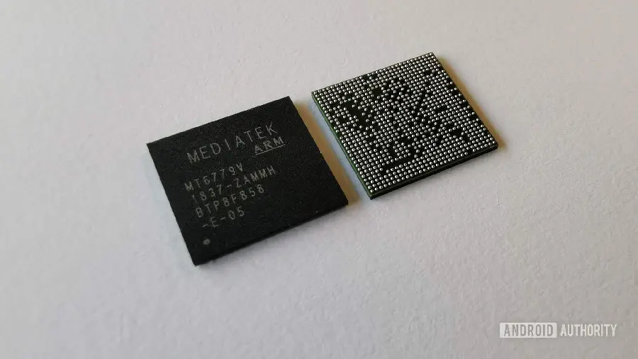 Download a photo of a new chip produced by MediaTek Technology