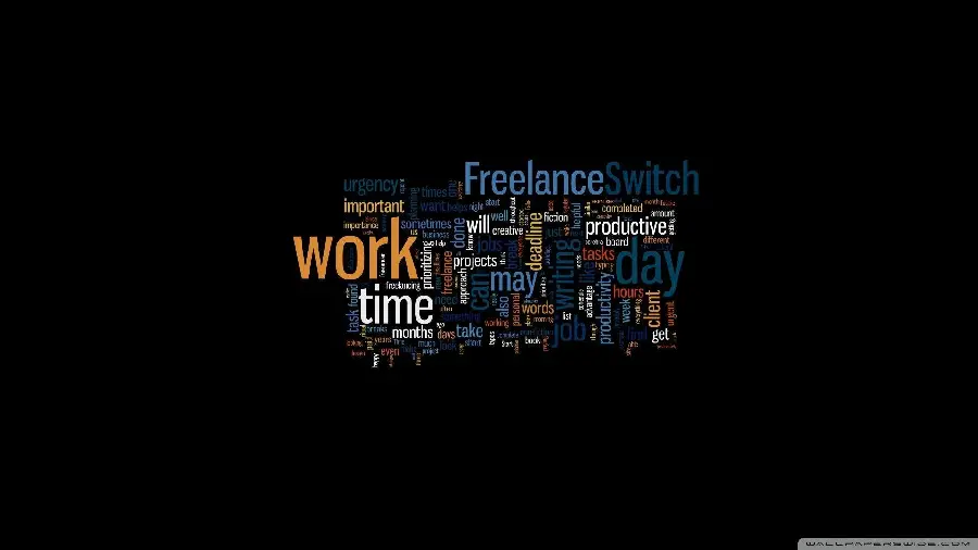 High Quality Business Computer Desktop Black Background Photo