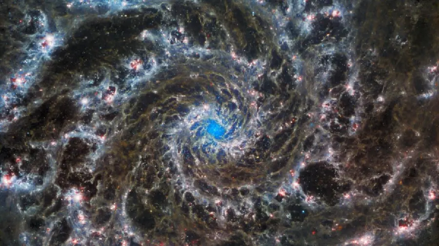 Stunning image of space objects by the James Webb Space Telescope