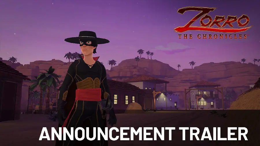Background image of the Zorro video game with direct link