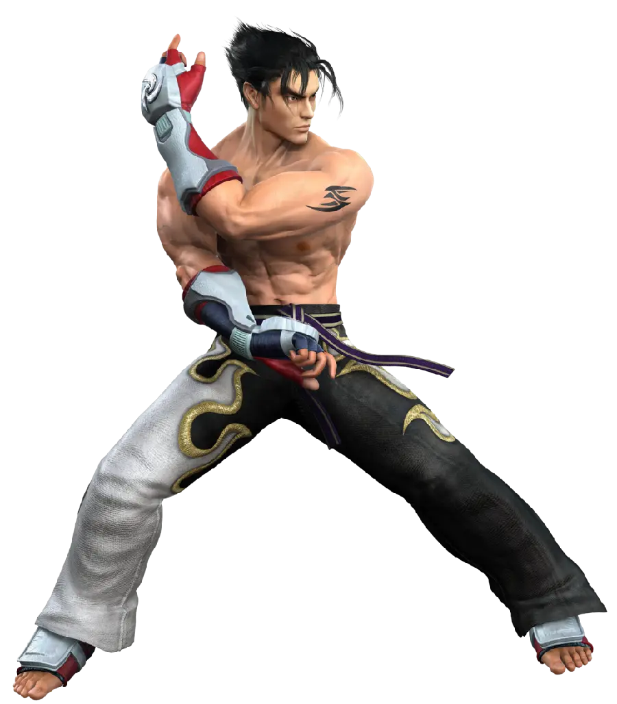 PNG image of Jin Kazama without a white background