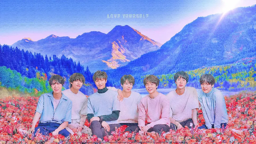 Free download of stylish and spectacular BTS graphic photos for desktop backgrounds