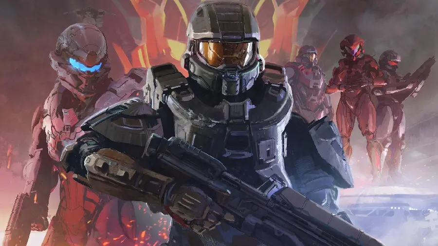 Master Chief wallpaper made in the American studio Bungie