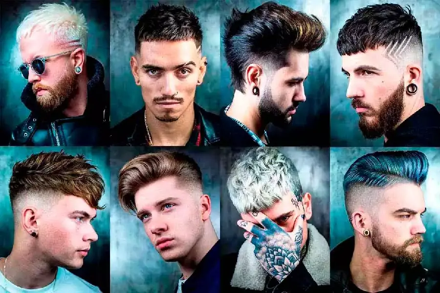 Wallpaper of men's and boys' hairstyles 2024 and 1403