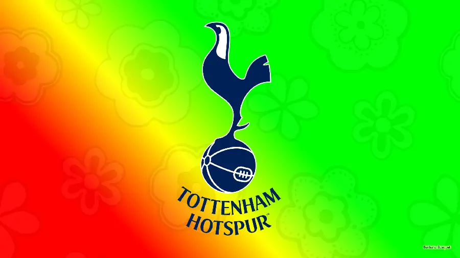 Wallpaper for the profile of football girls and boys with the Tottenham team design