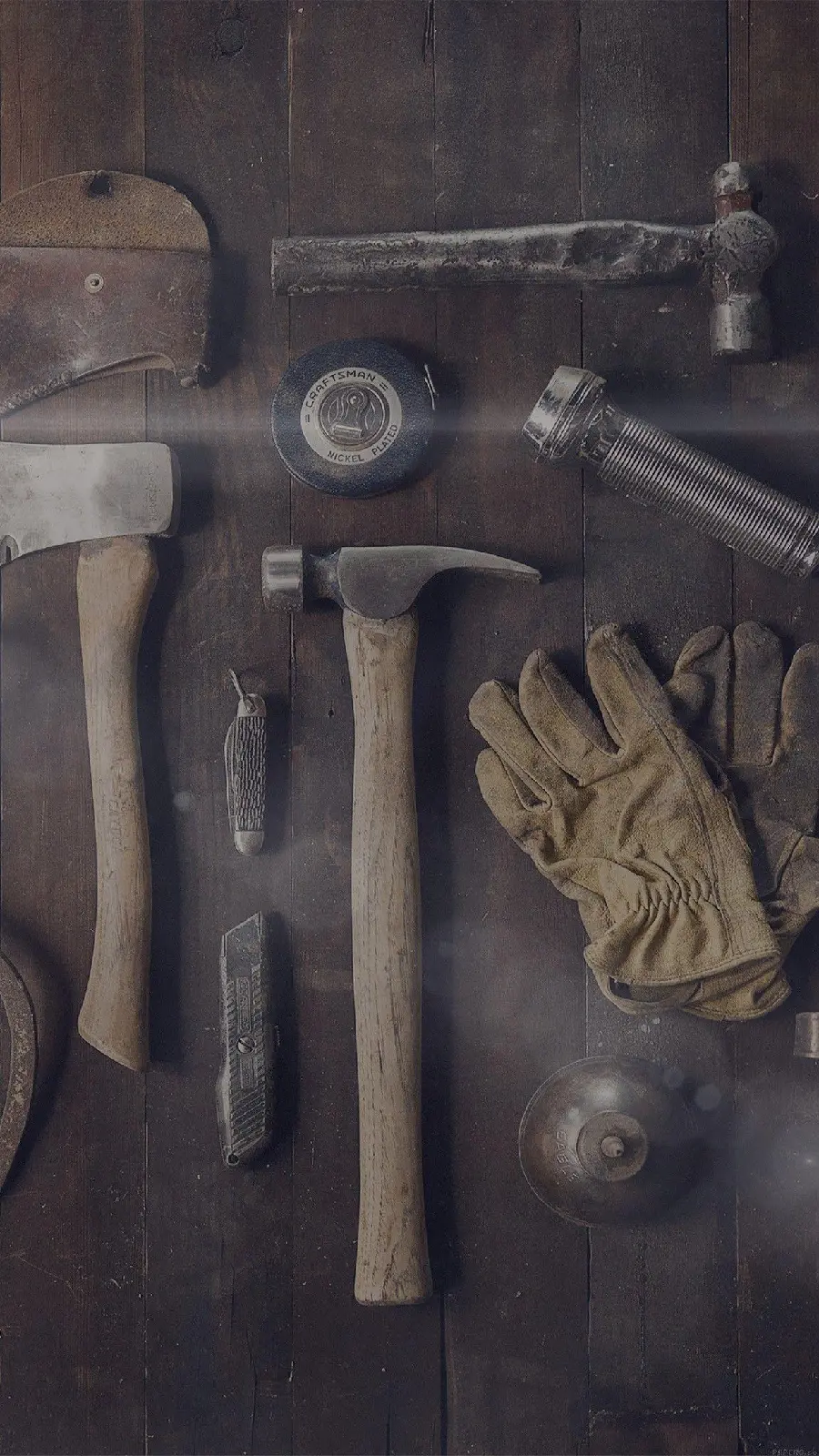 Photo of carpentry tools used in the construction industry