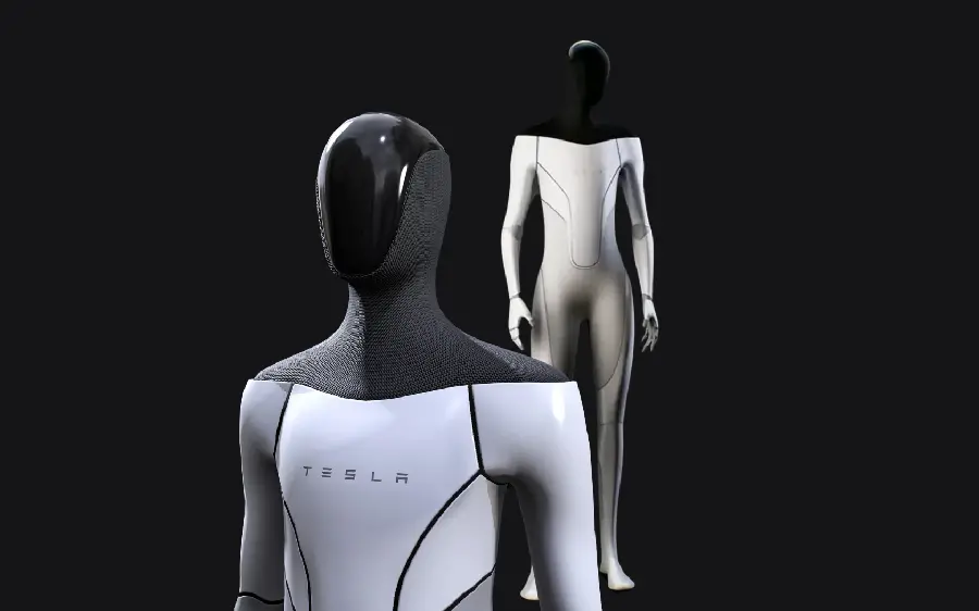 The latest photo of the Optimus Tesla robot, a humanoid robot in the future