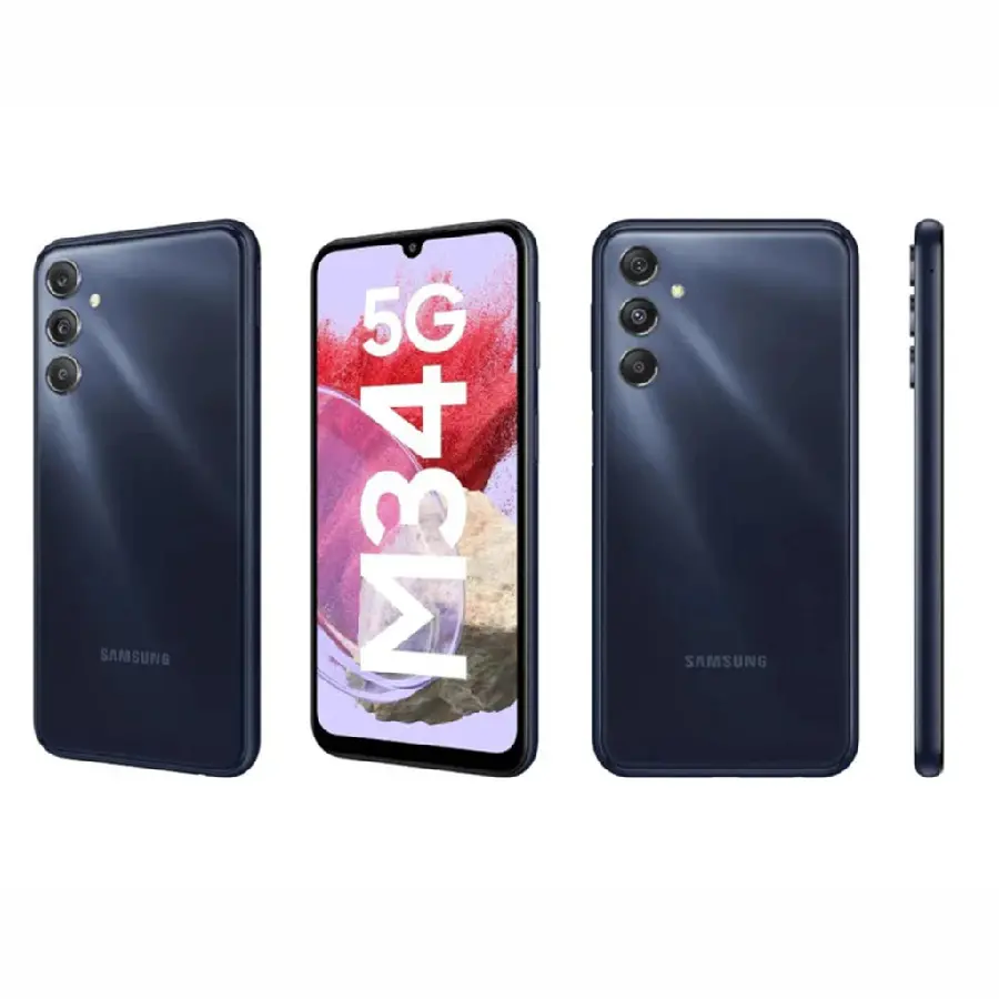 A screenshot of the Samsung Galaxy M34 in black