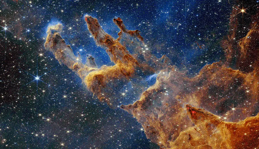 Image released by the James Webb Space Telescope for a better view of the universe