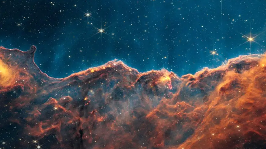 Photo taken from space by the James Webb Space Telescope