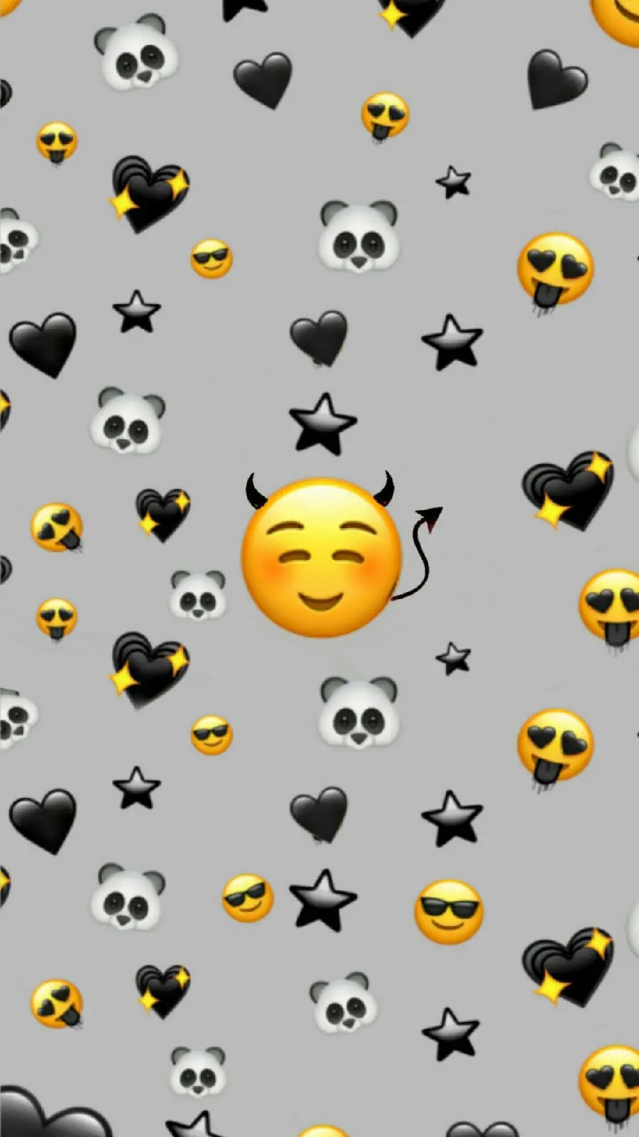 Emoticon Highlight Cover with a Funny and Horned Design