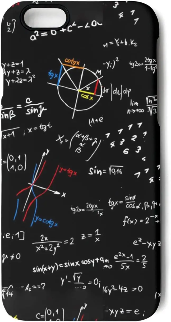 Interesting image with the theme of physics and Math for printing on iPhone cases