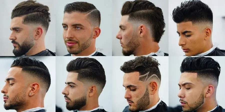 Photo of 8 new 2024 and 1403 men's hairstyles in one frame