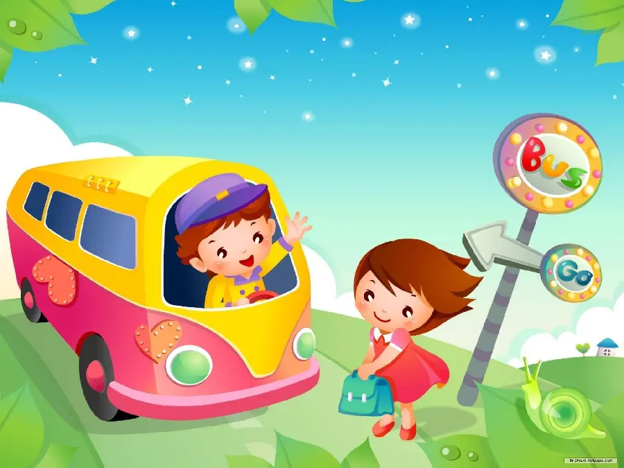 Beautiful and spectacular wallpaper for making poems and songs for kindergarteners