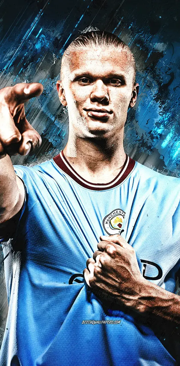 Download Erling Haaland's animated graphic profile photo for football-loving boys