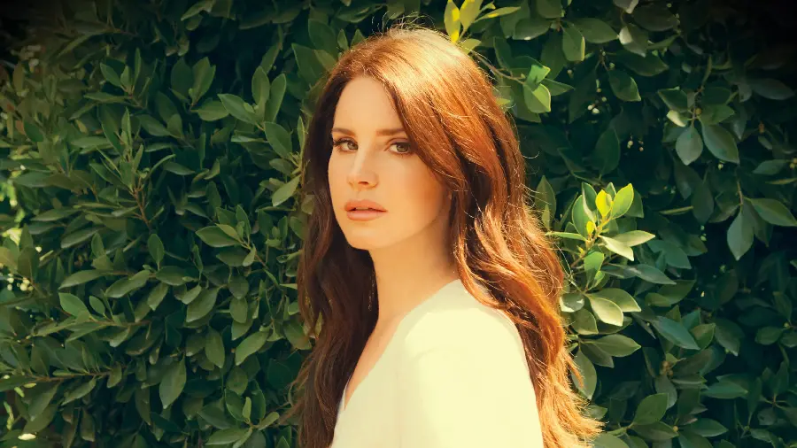 Stock photo of the popular American singer Lana Del Rey