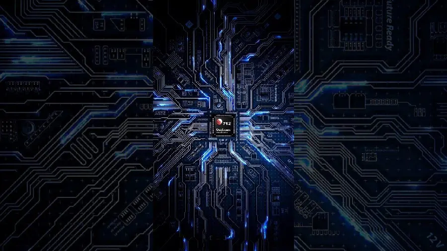 Wallpaper of Snapdragon 712 processor