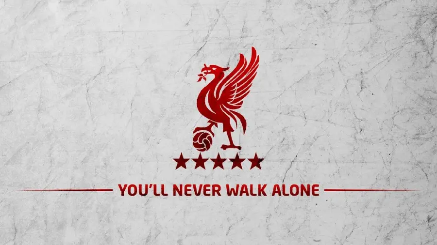 Unique background image of the Liverpool FC logo