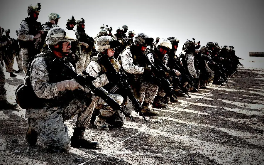 Stock photo for laptop background of soldiers