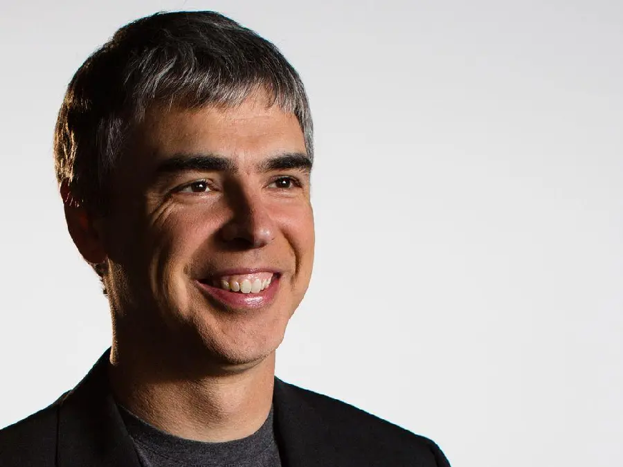 Background photo of Lawrence Larry Page, an American entrepreneur and innovator