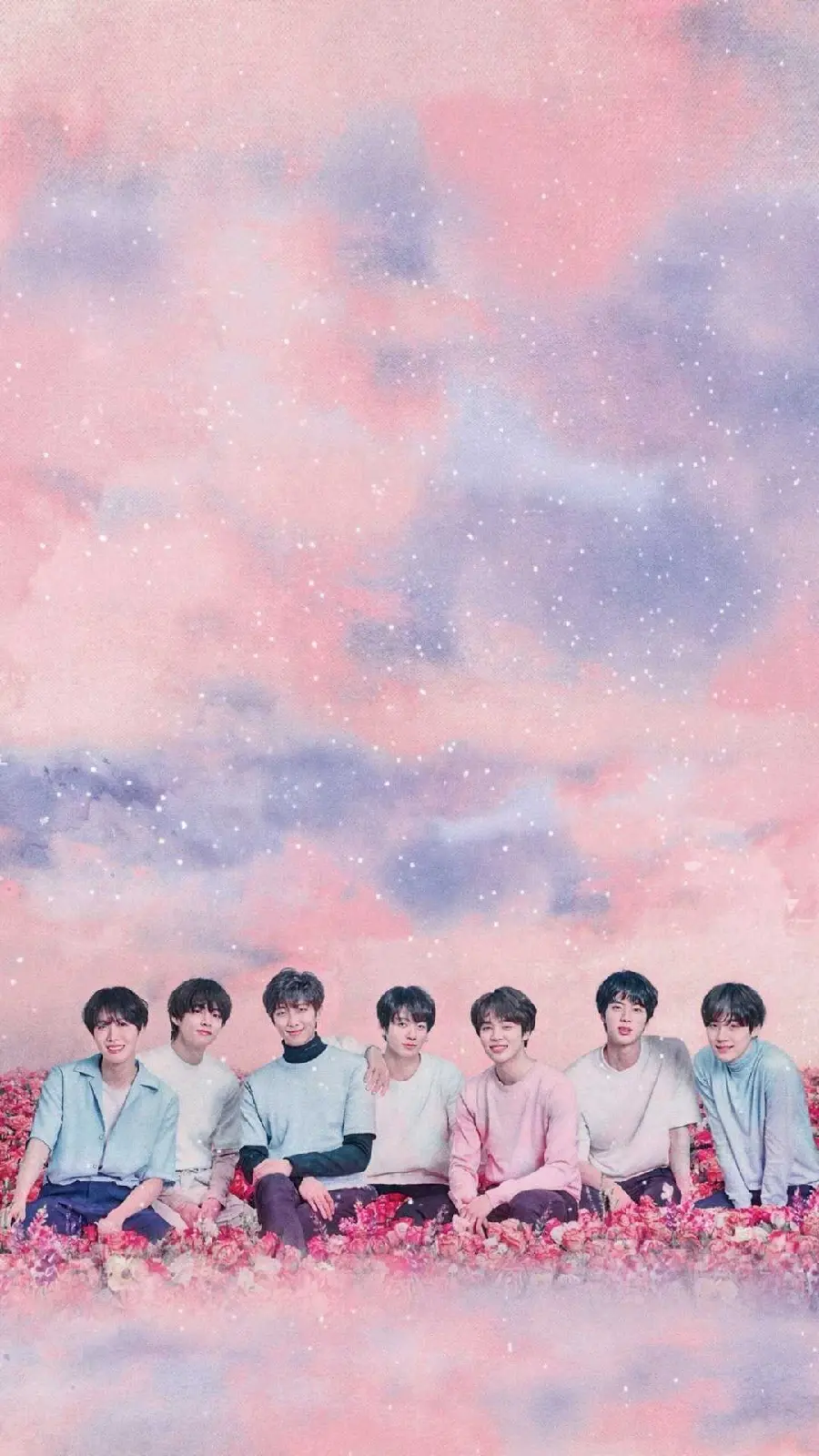 Background photo of the most beloved Korean group BTS