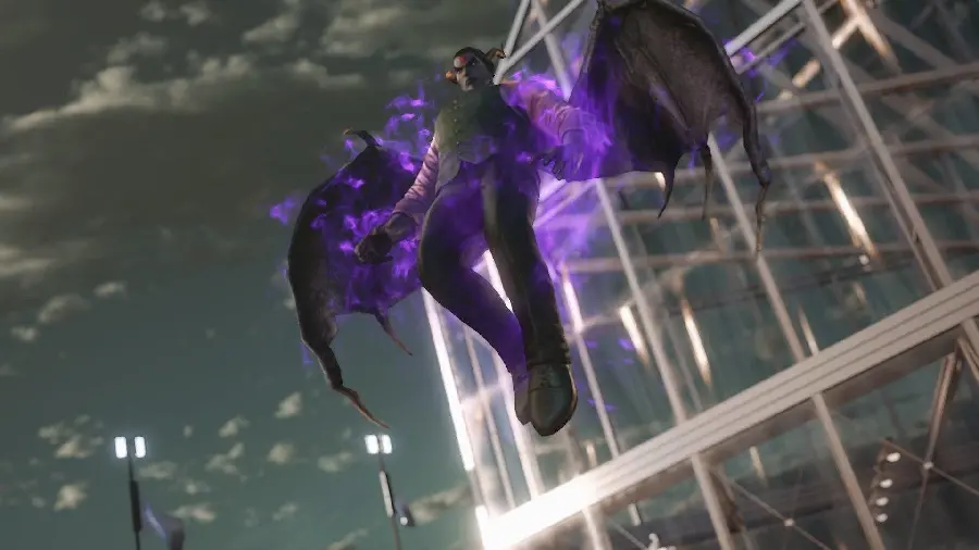 The most interesting background photo of Kazuya Mishima