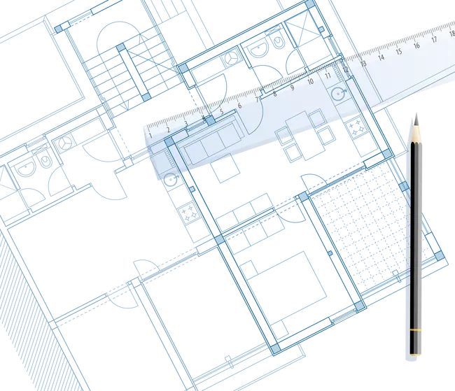 Photo of a free building plan or architectural plan
