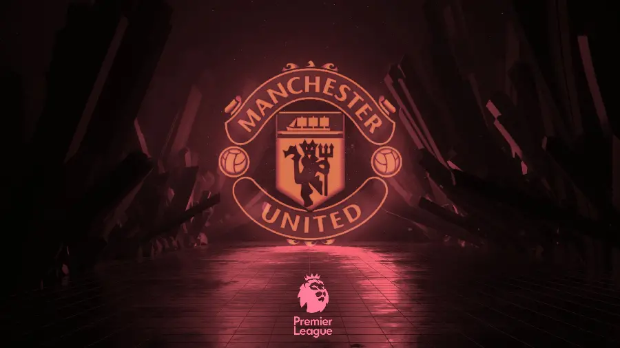The most mysterious Manchester United team logo wallpaper and background