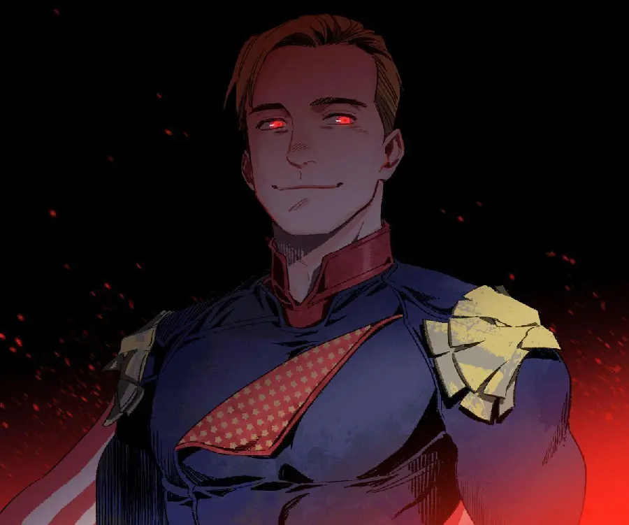 Homelander cartoon background photo Homelander