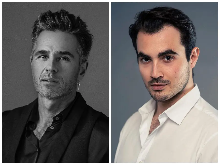 Image of the hairstyle of Milan van Waardenburg and Peter Jobek 1403 and 2024
