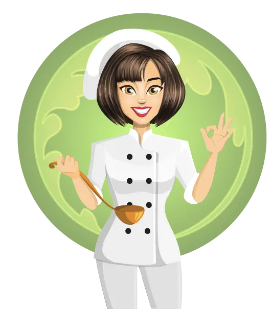 PNG Photo of a Fit and Clean Female Chef With a chef's uniform