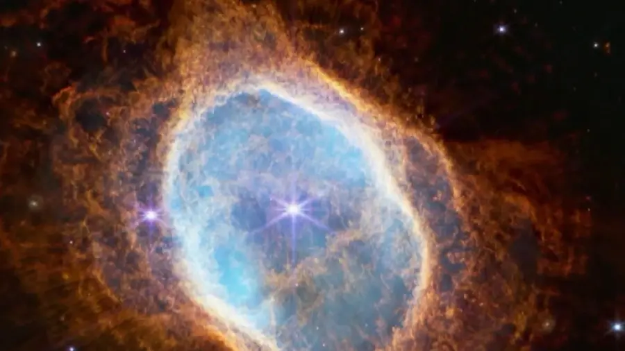 Photo taken by the James Webb Space Telescope of the Infinite Space