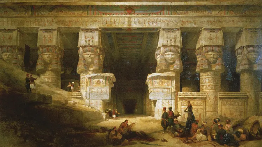 Photo of a classical art painting with a spectacular and special and interesting design 