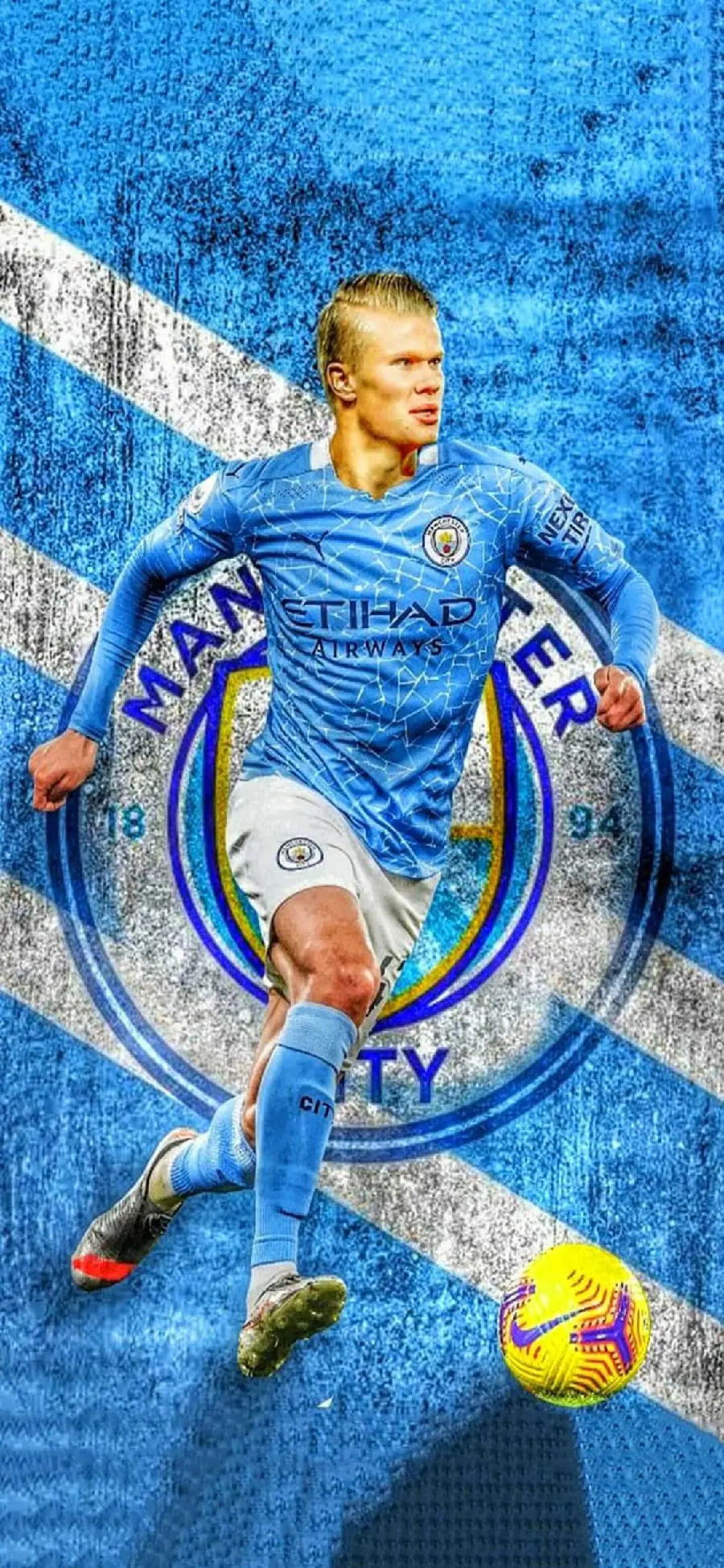 The most interesting photo edit of Erling Haaland, the popular Norwegian player 
