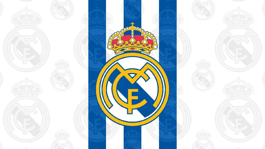 Image with the Real Madrid logo for printing and design on the equipment and accessories of this team fans