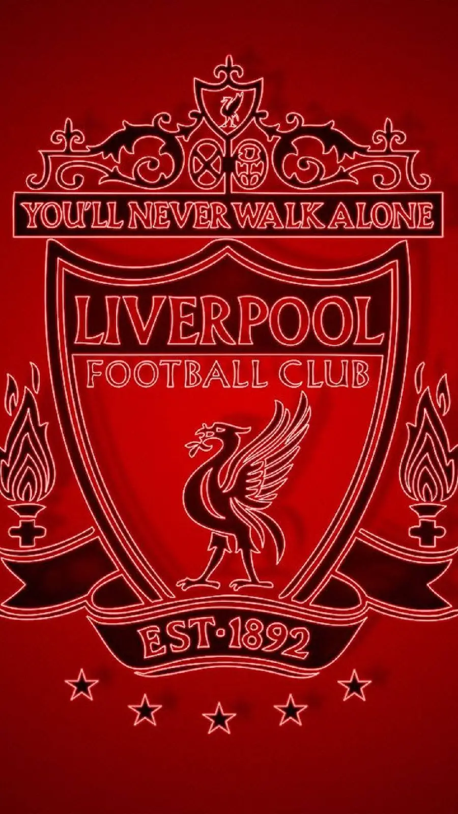 Attractive and FULL HD Liverpool background suitable for phone lock screen