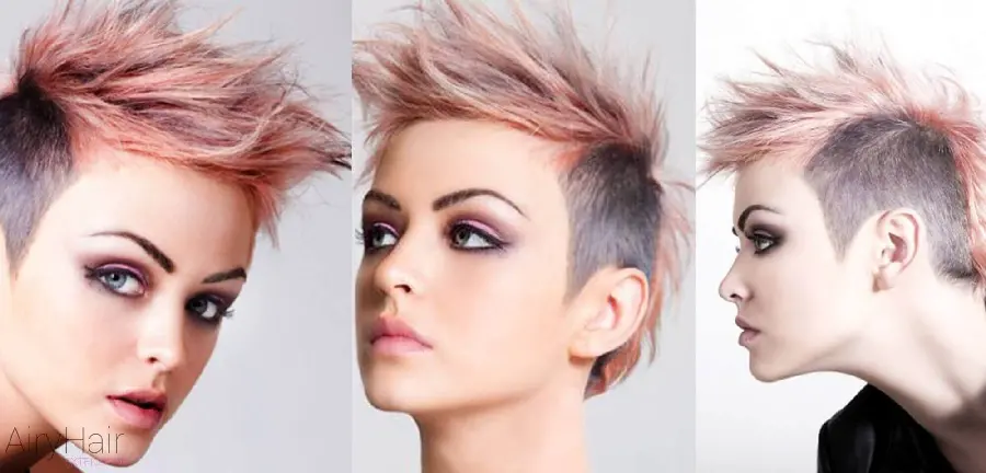 Picture of a very short male hairstyle for women and girls in 1403