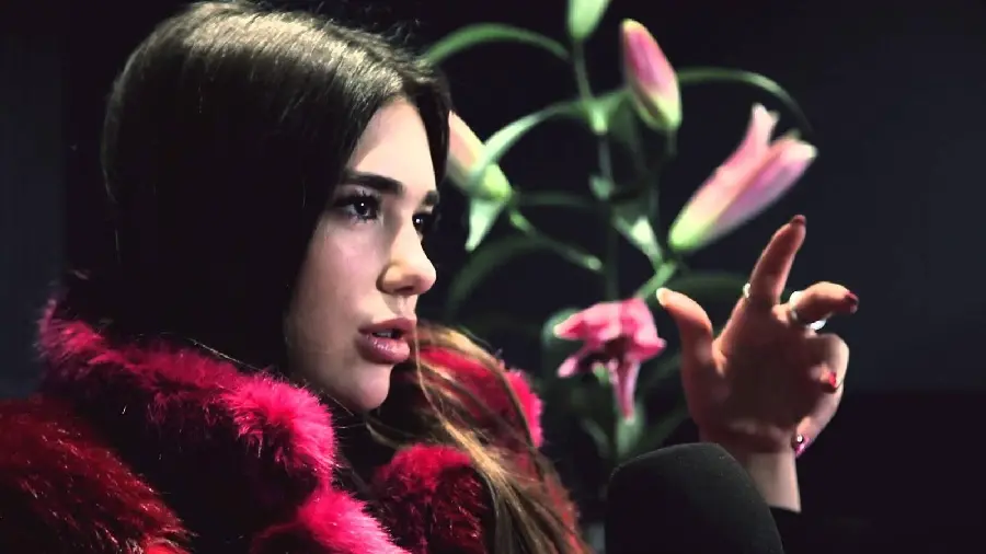 Background photo of Dua Lipa suitable for printing wall posters