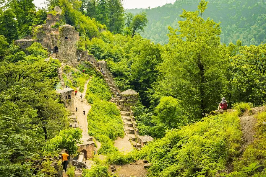 Image of the landscape and scenery of northern Iran, a wonderful and special tourist area 
