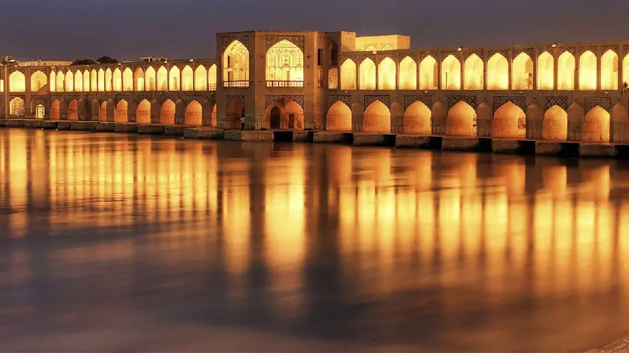 Photo of the Khaju Bridge of Iran 1403 for those interested in historical places