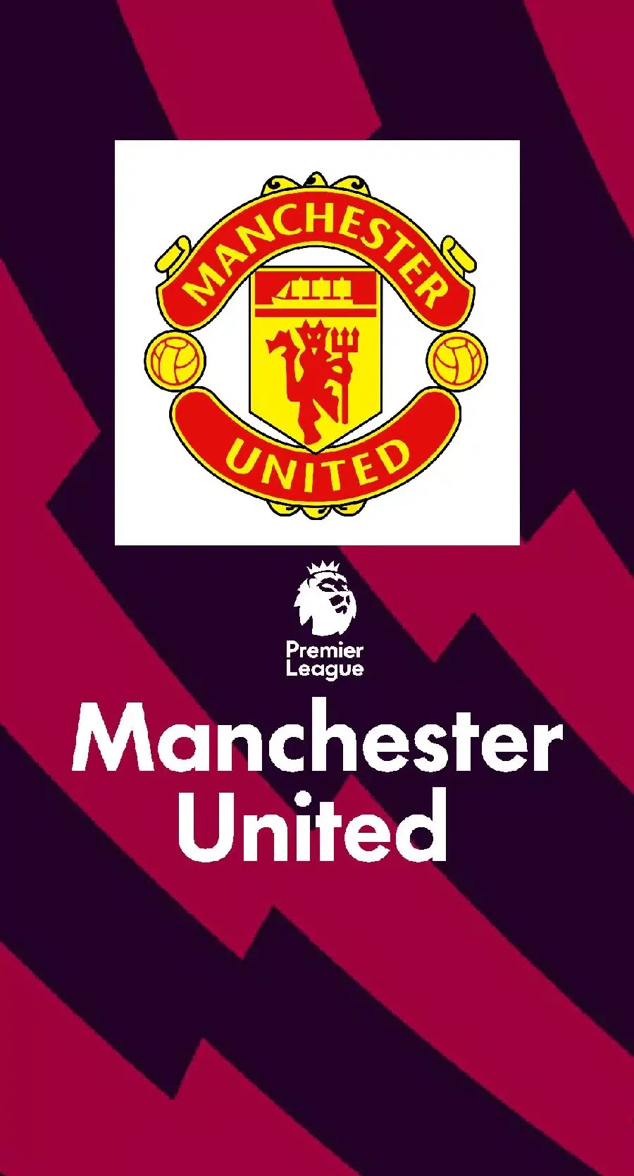 Download Manchester United logo wallpaper with a stylish and special background