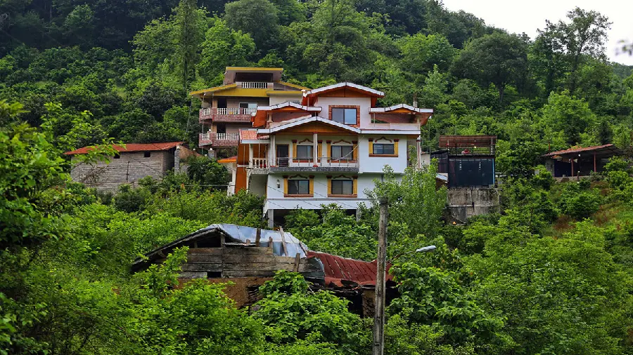 The nature of the north of the country in rainy weather suitable for photography
