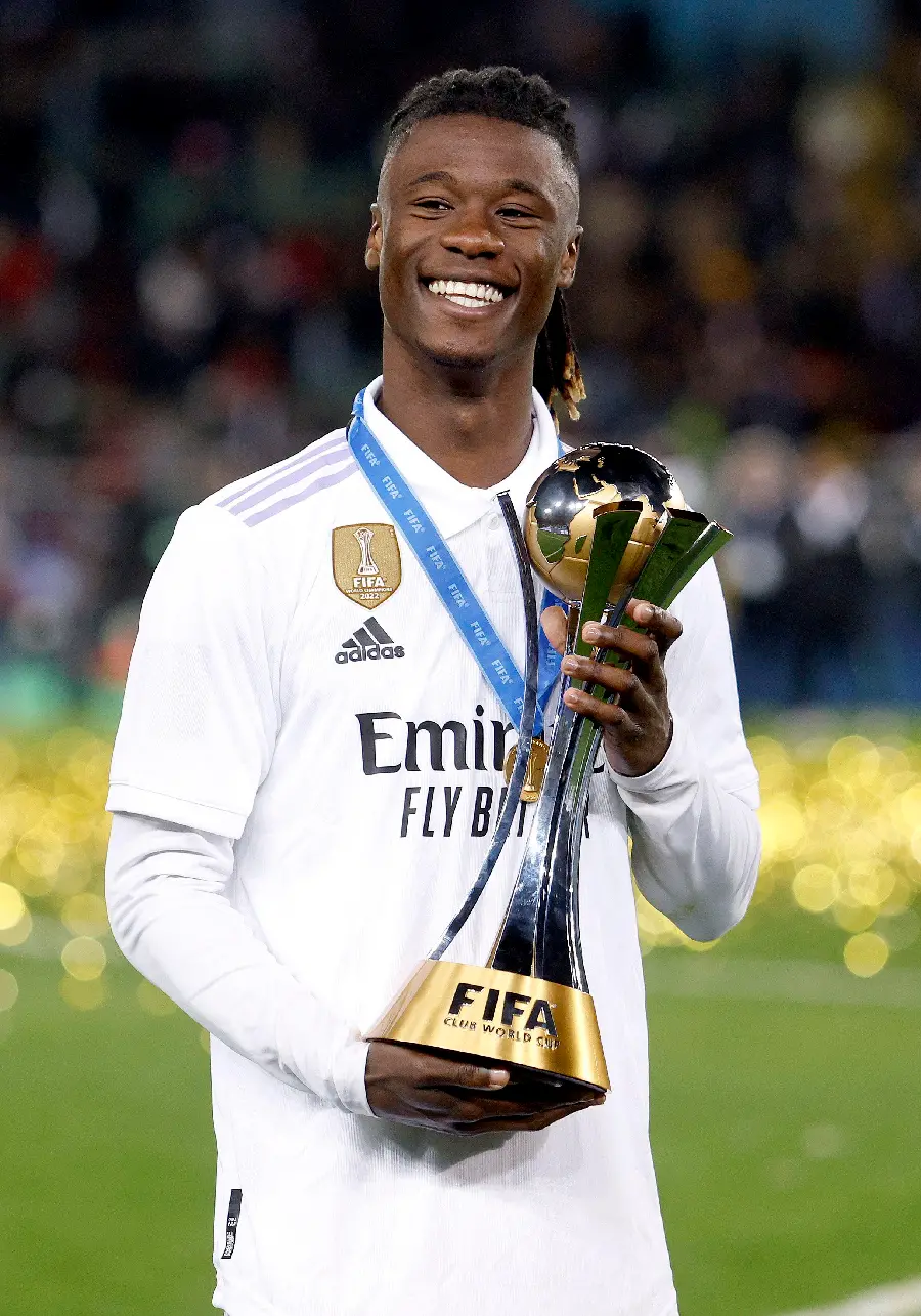 Wallpaper of Eduardo Camavinga, attacking midfielder of Real Madrid 